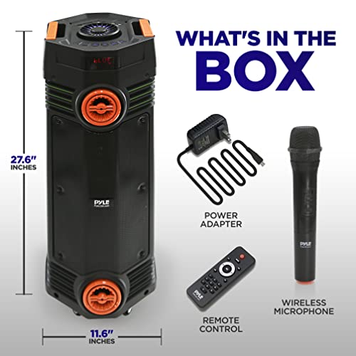 300W Dual 6.5” Rechargeable Bluetooth PA Speaker S946553