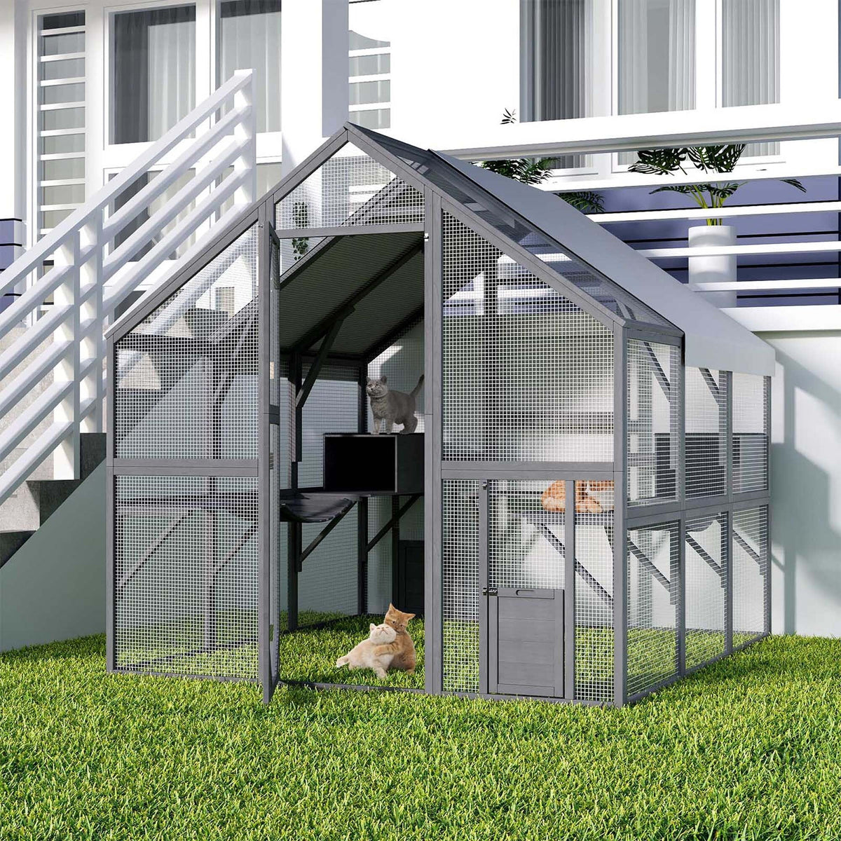 Large Cat Enclosure with UV Proof Cover K526