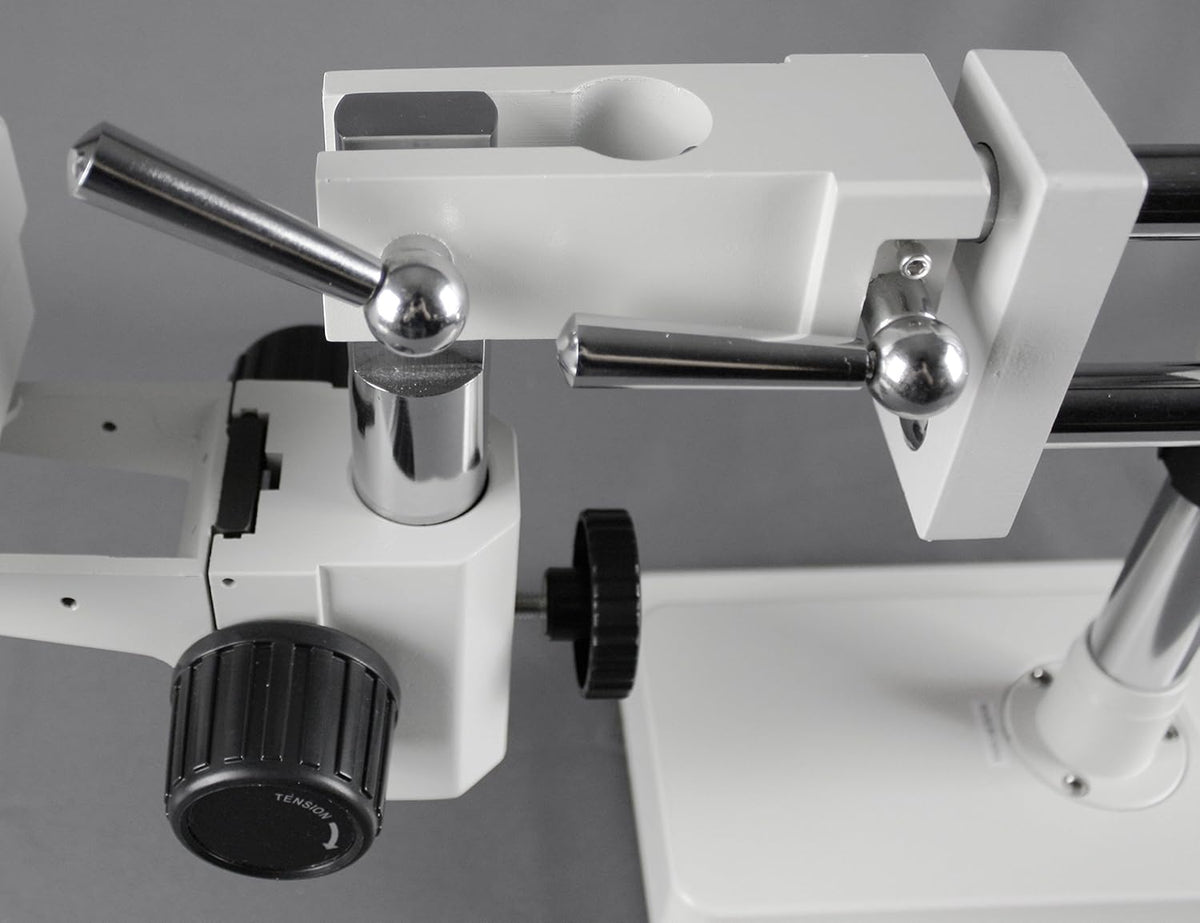 Simul-Focal Trinocular Zoom Stereo Microscope, 3.5x-90x Magnification, 5.0MP Digital Eyepiece Camera B422012