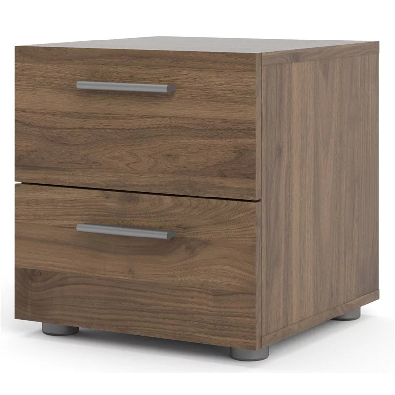 2 Drawer Walnut Nightstand M7430