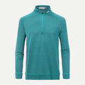 Ocean Teal Melange Half-Zip Midlayer Top B394