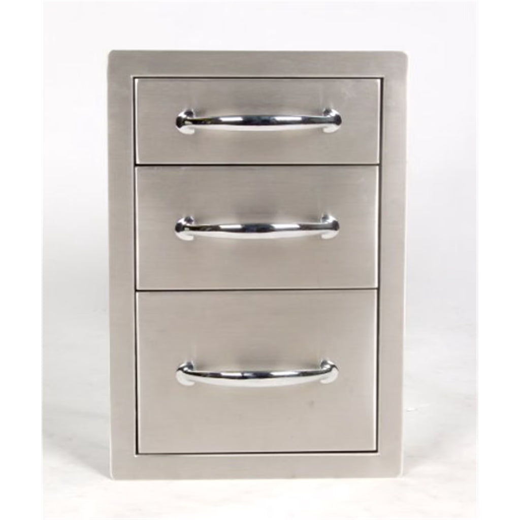 14" Flush Triple Access Drawer C475