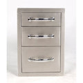 14" Flush Triple Access Drawer C475
