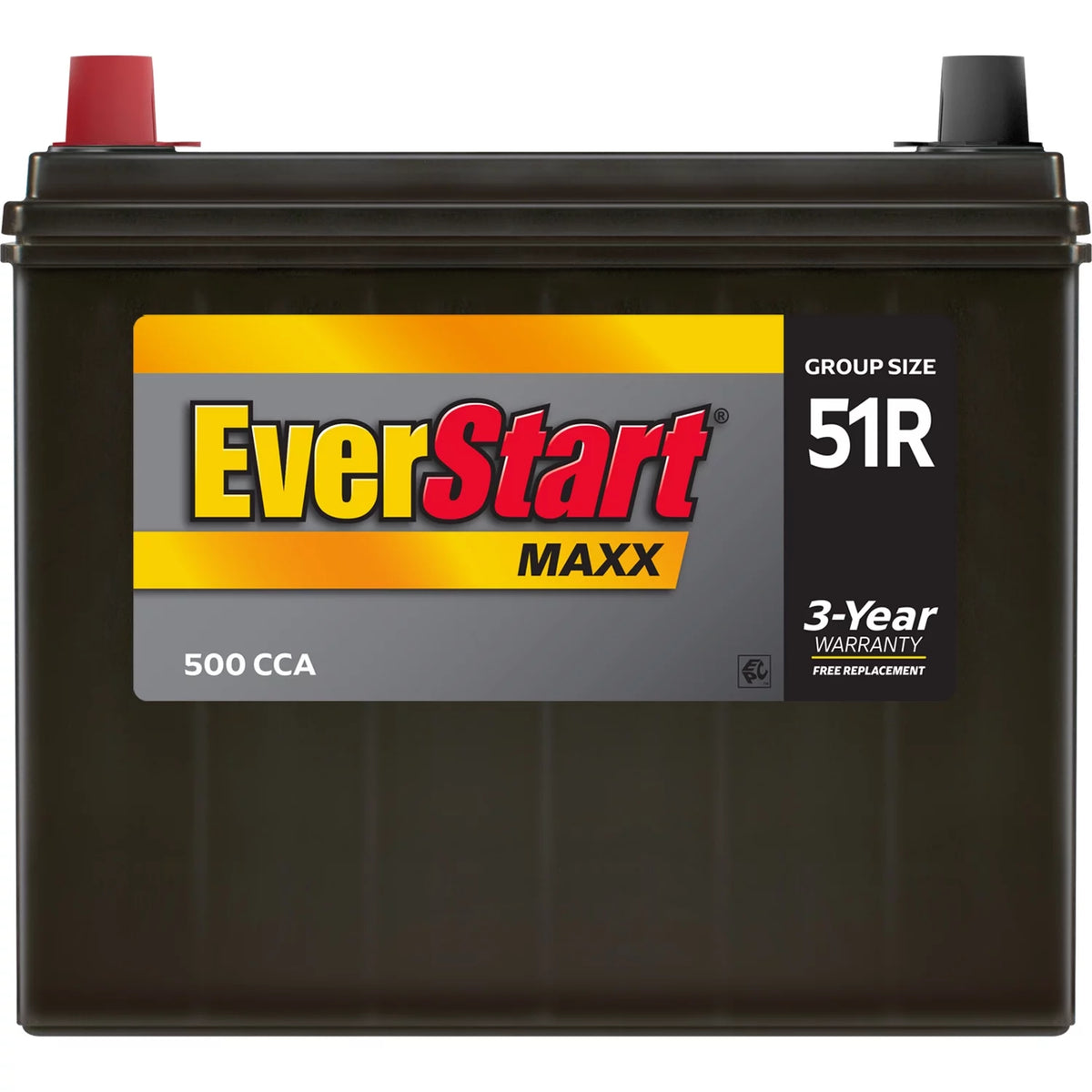 Lead Acid Automotive Battery Group Size 51R 12 Volt 500 CCA J76945