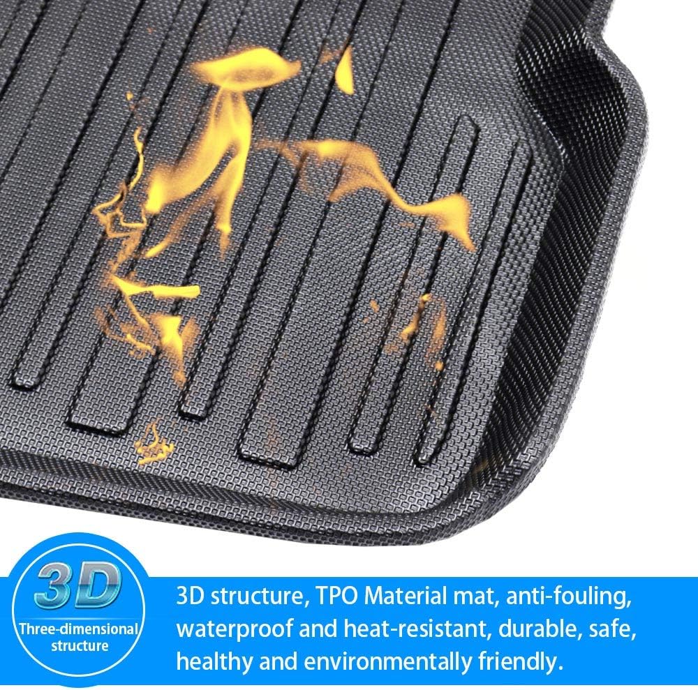 Trunk Mat Rear Cargo Liner TPO Pack of 2 U8999