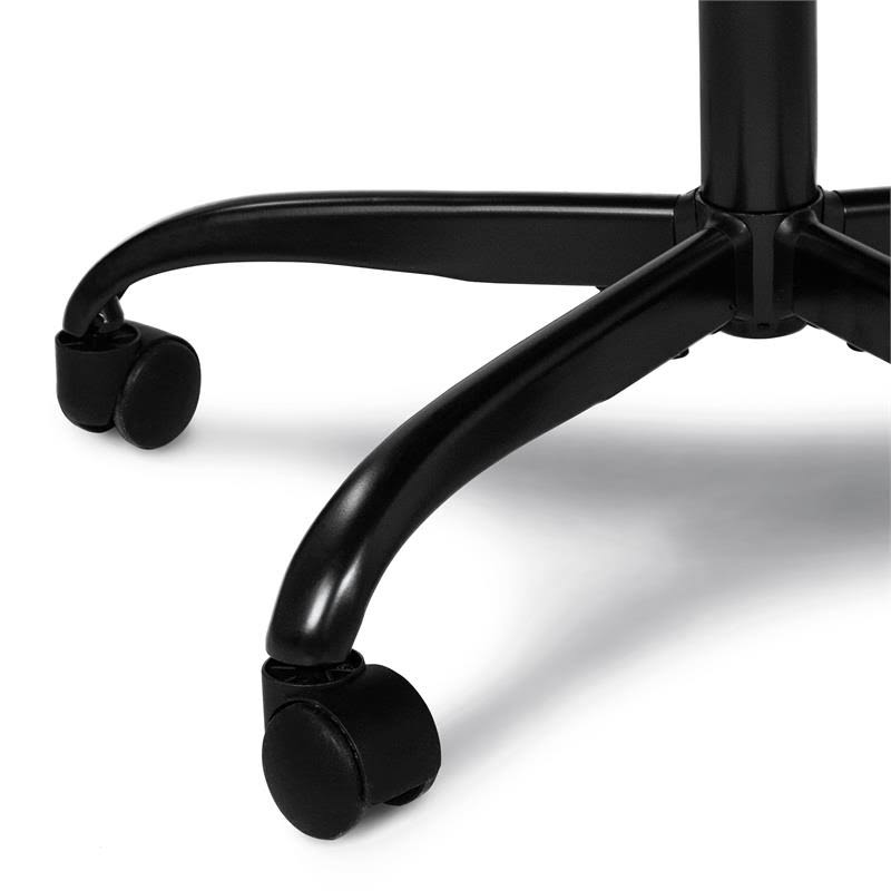 Black Metal 2-Piece Desk and Chair Set S244995