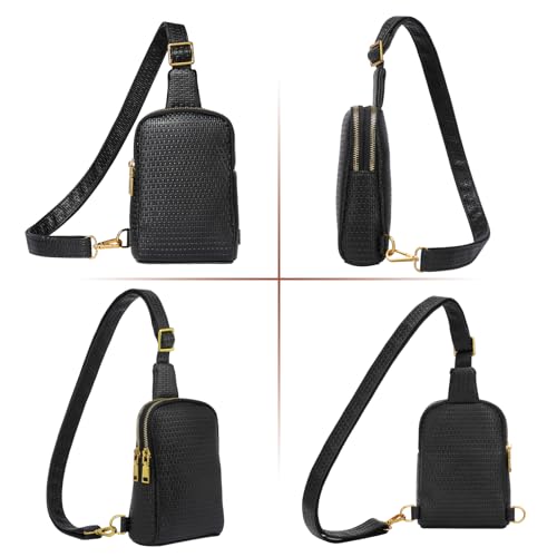 Soft Vegan Leather Crossbody Sling Bag F519