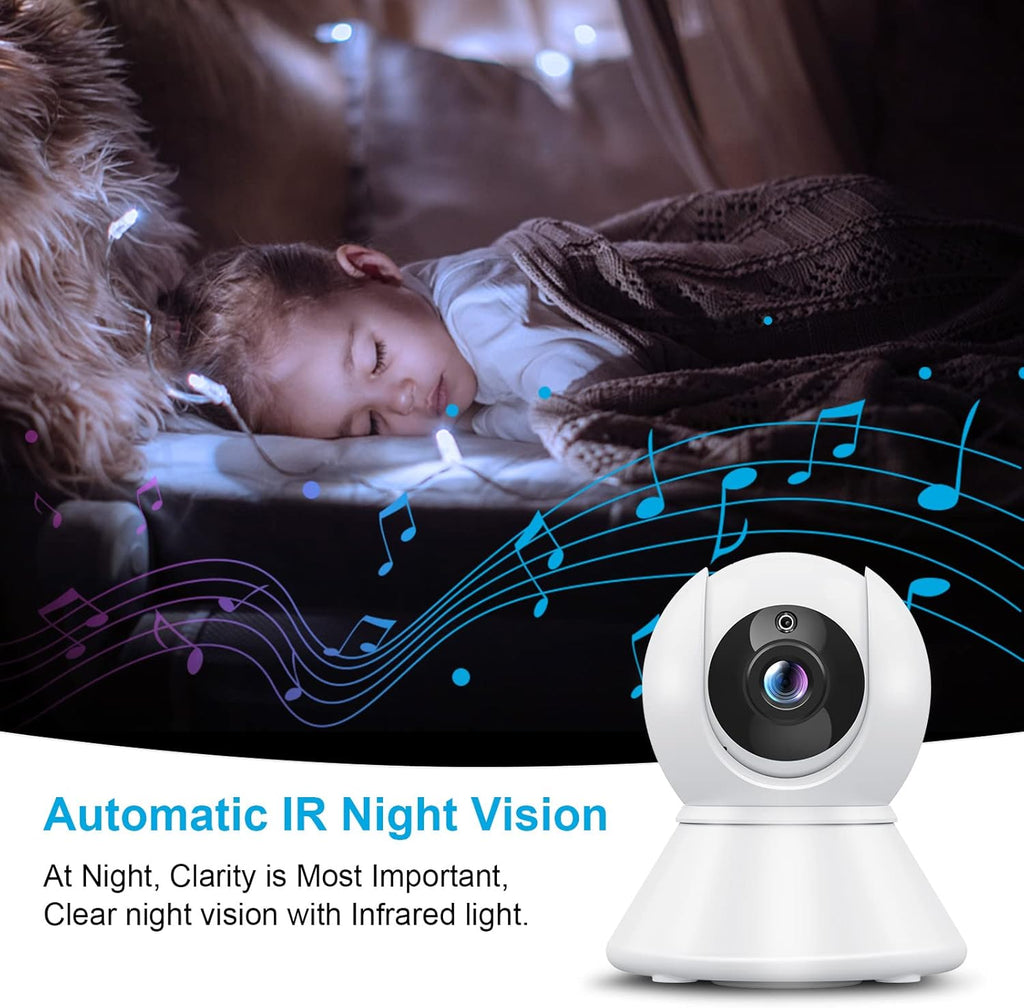 Video Baby Monitor with Camera and Audio, 5 Inch 720p HD Display Y1764