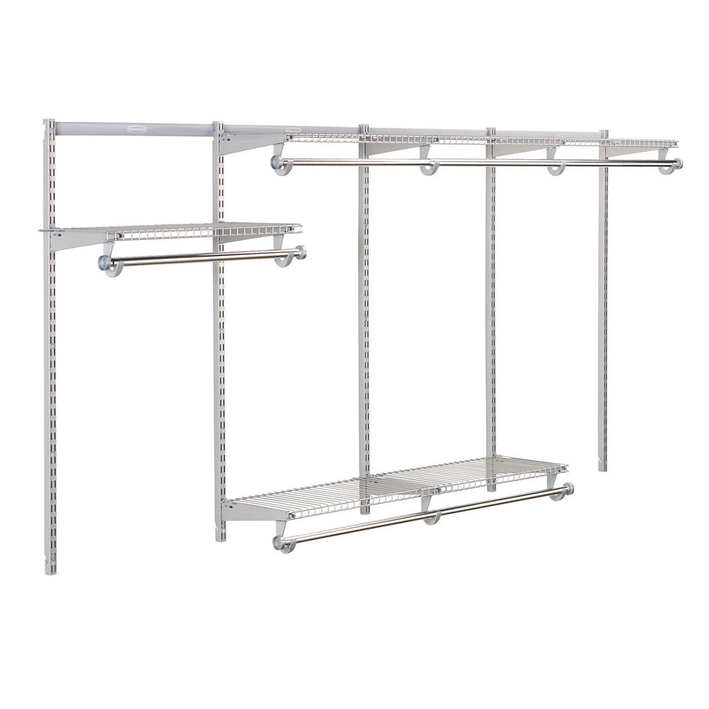 Expandable Closet Kit, Titanium, 4' to 8' P726126