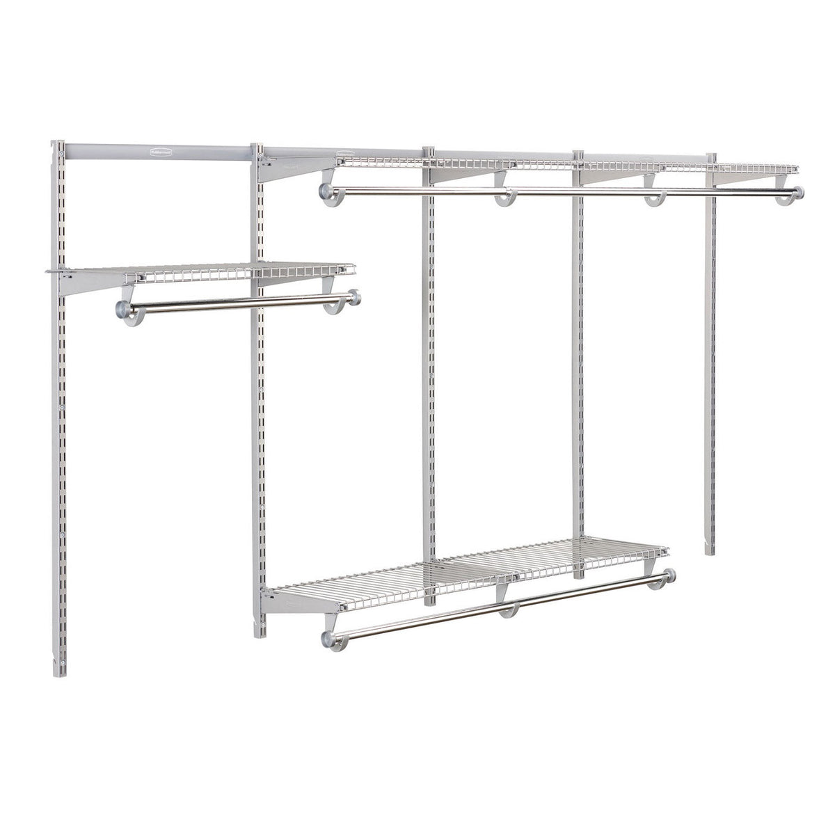 Expandable Closet Kit, Titanium, 4' to 8' P726126
