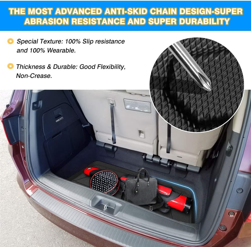 Custom Fit Cargo Liner Trunk Floor Mat Pack of 2 F950