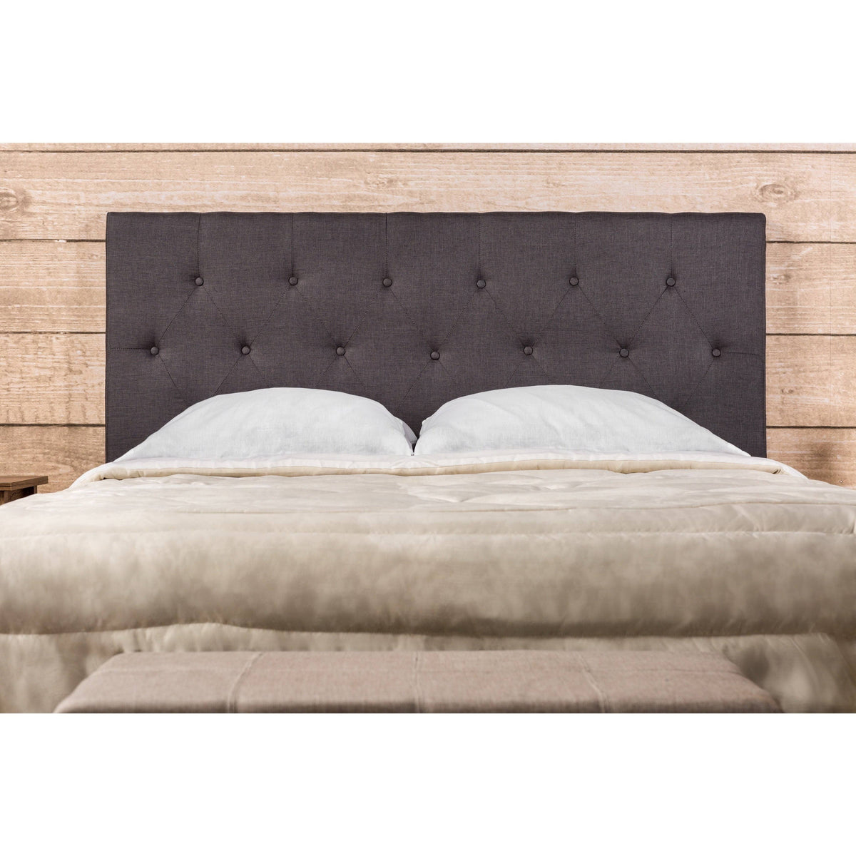 Grey Queen Linen Headboard E5247