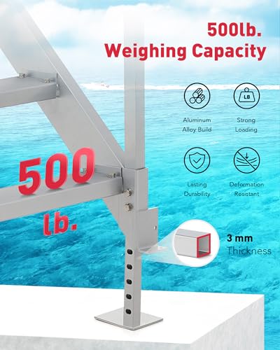 4 Step Aluminum Dock Ladder with Wide Step A30042