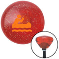 Orange Retro Metal Flake Shift Knob with M16 x 1.5 Insert R691