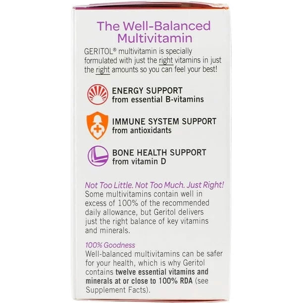Geritol Complete Tablets 100 Tablets (Pack of 4) V62582