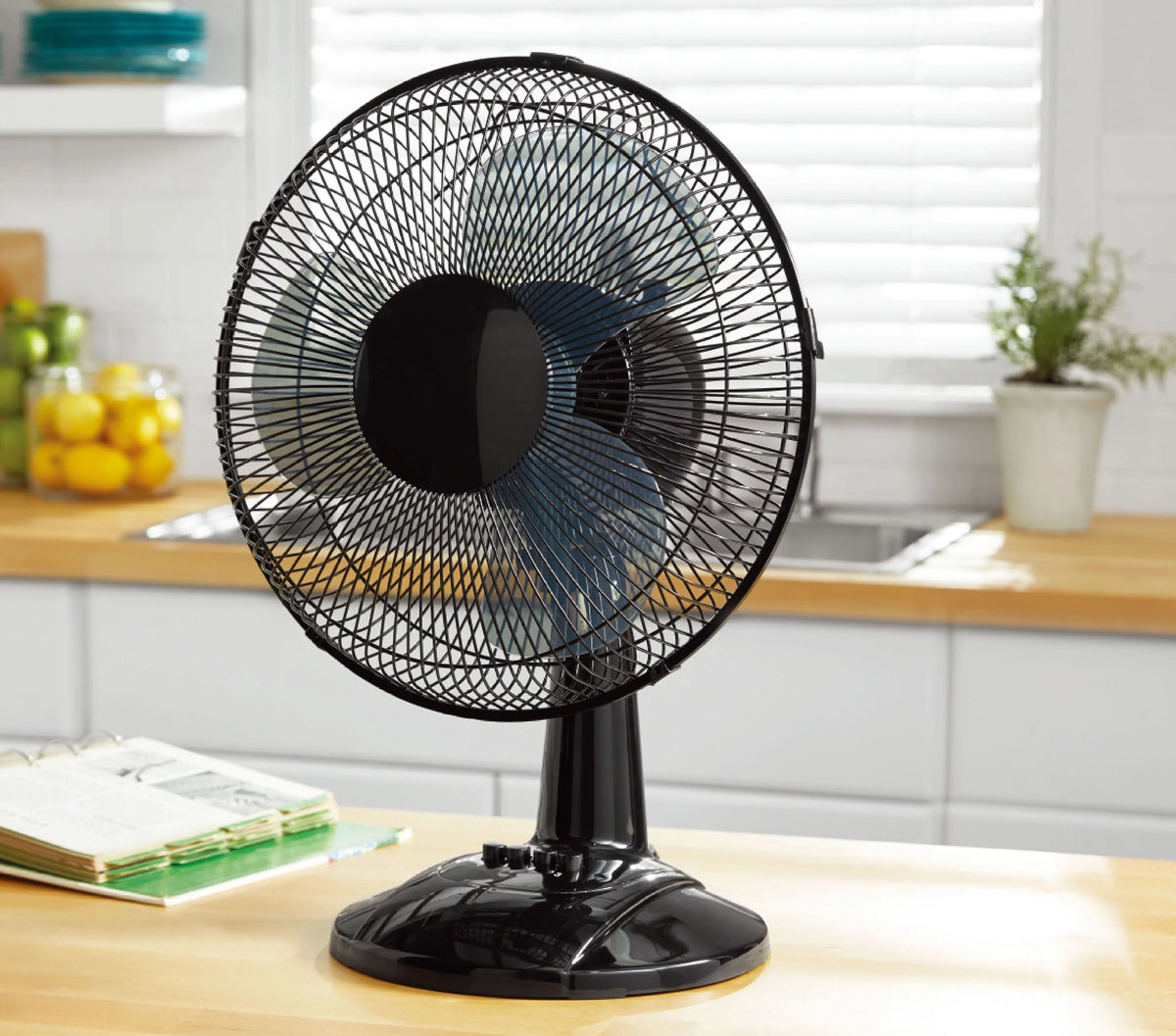 3-Speed Oscillating Table Fan H529