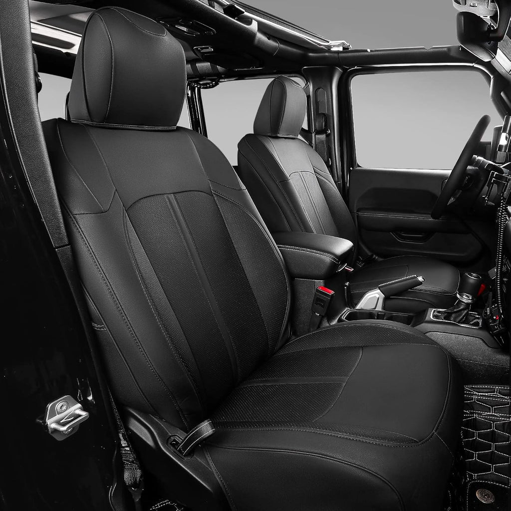 PU Leather Car Seat Covers Front and Back F41259