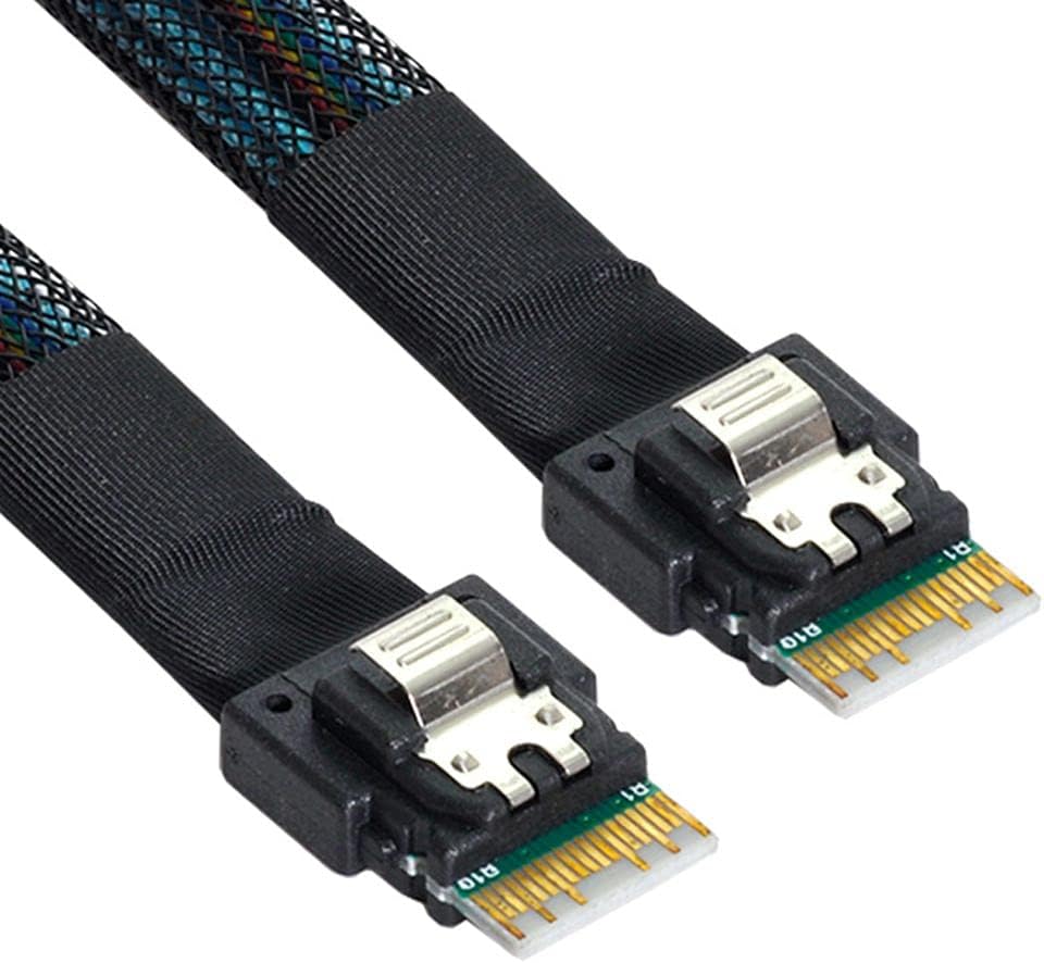 SFF-8639 U.2 to Slimline SFF-8654 4i NVME PCIe SSD Cable M95341