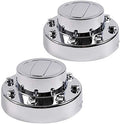 Chrome Rear Wheel Center Hub Caps Replacement 2pcs U533