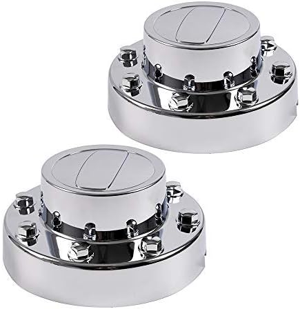 Chrome Rear Wheel Center Hub Caps Replacement 2pcs U533