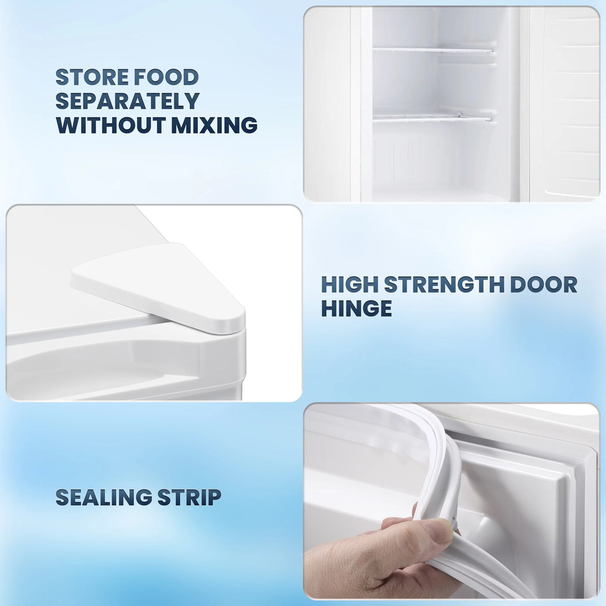 3.0 Cu.ft Compact Upright Freezer with Reversible Door V3215