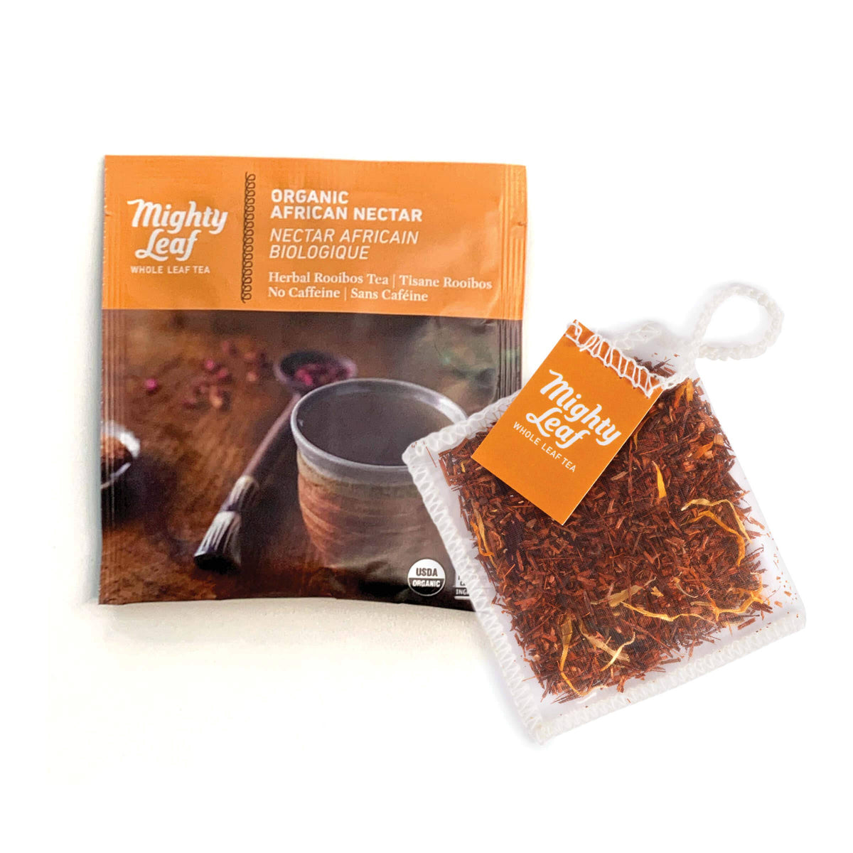 Organic African Nectar Tea, 100 Tea Pouches M192031