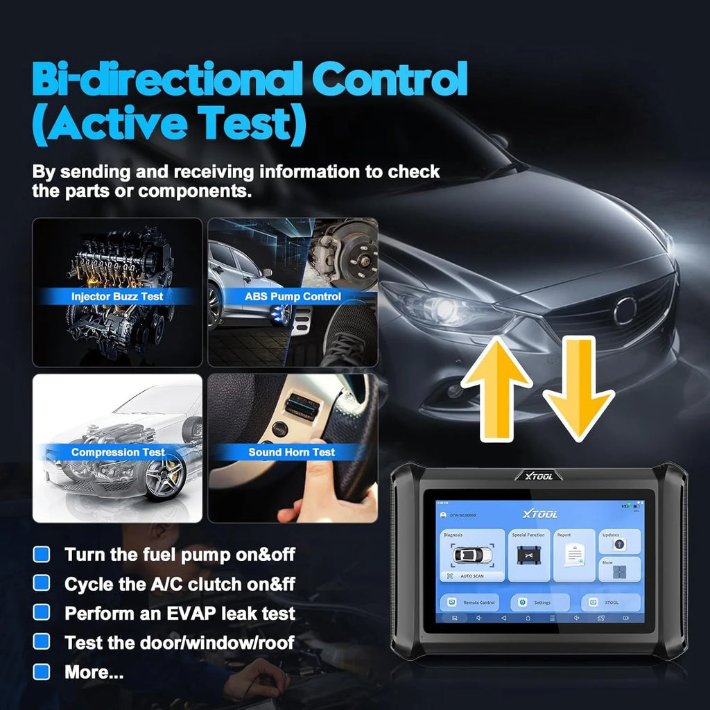 Wireless Bidirectional Car Diagnostic Scanner H532