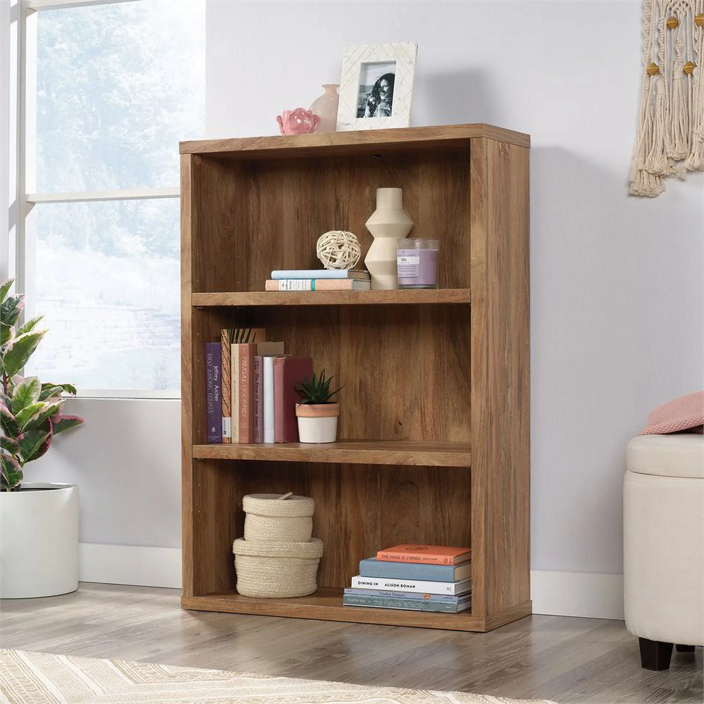 3-Shelf Engineered Wood Bookcase Q23288