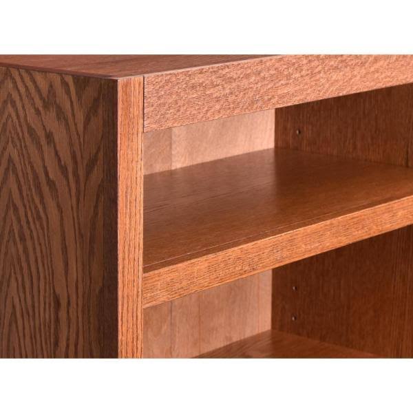 Dry Oak Finish Bookcase with Shelf and Drawer X616233