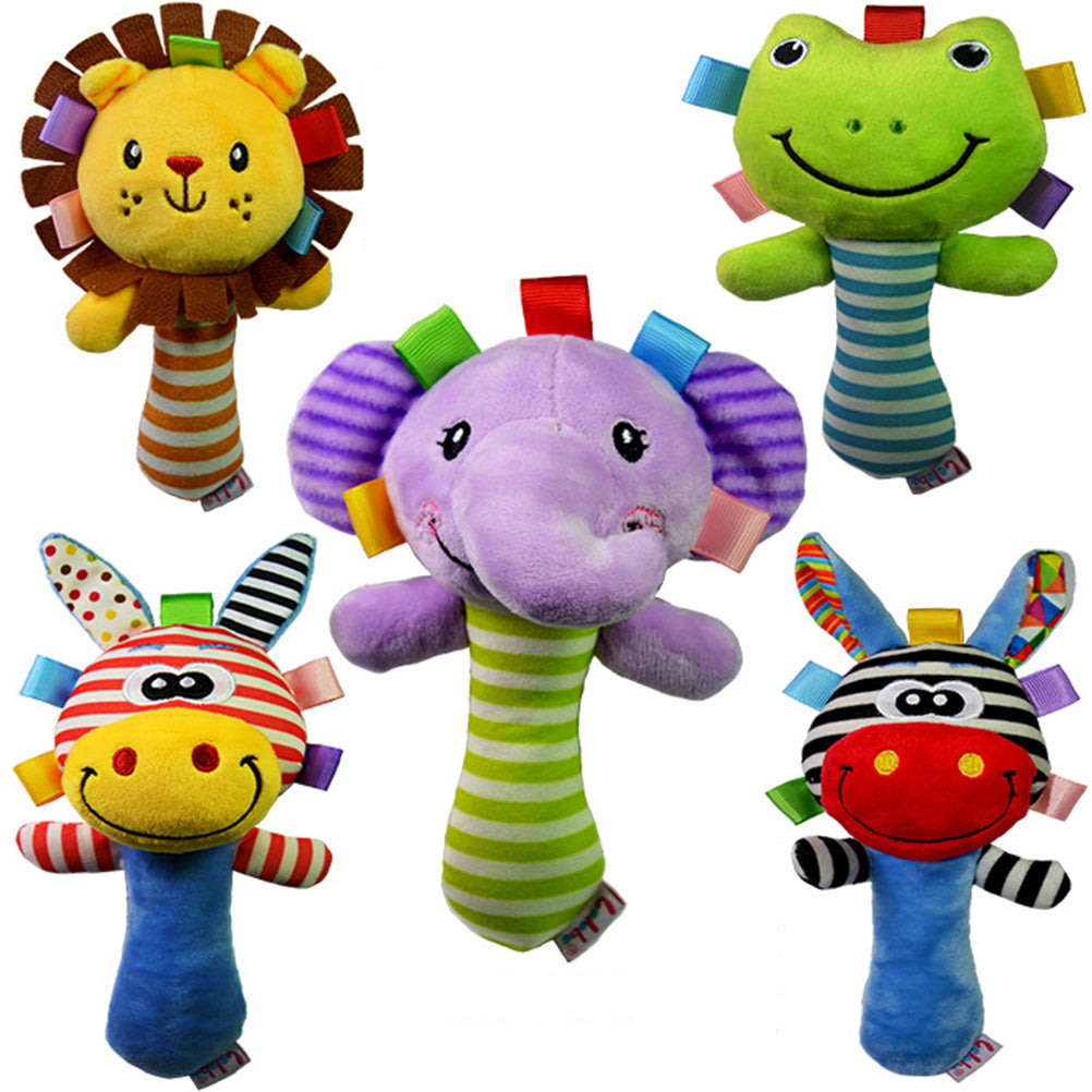 Elephant Plush Rattle Toy for Infant Q398
