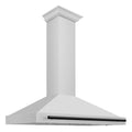 48 Inch Stainless Steel Range Hood with Matte Black Handle Q52476