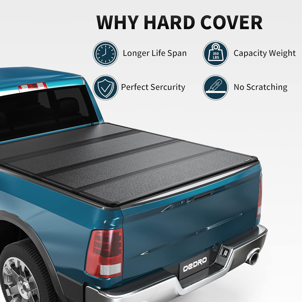 Hard Quad-fold Truck Bed Tonneau Cover W72074