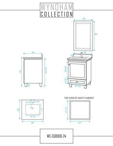 Espresso Solid Oak Vanity Cabinet U75905