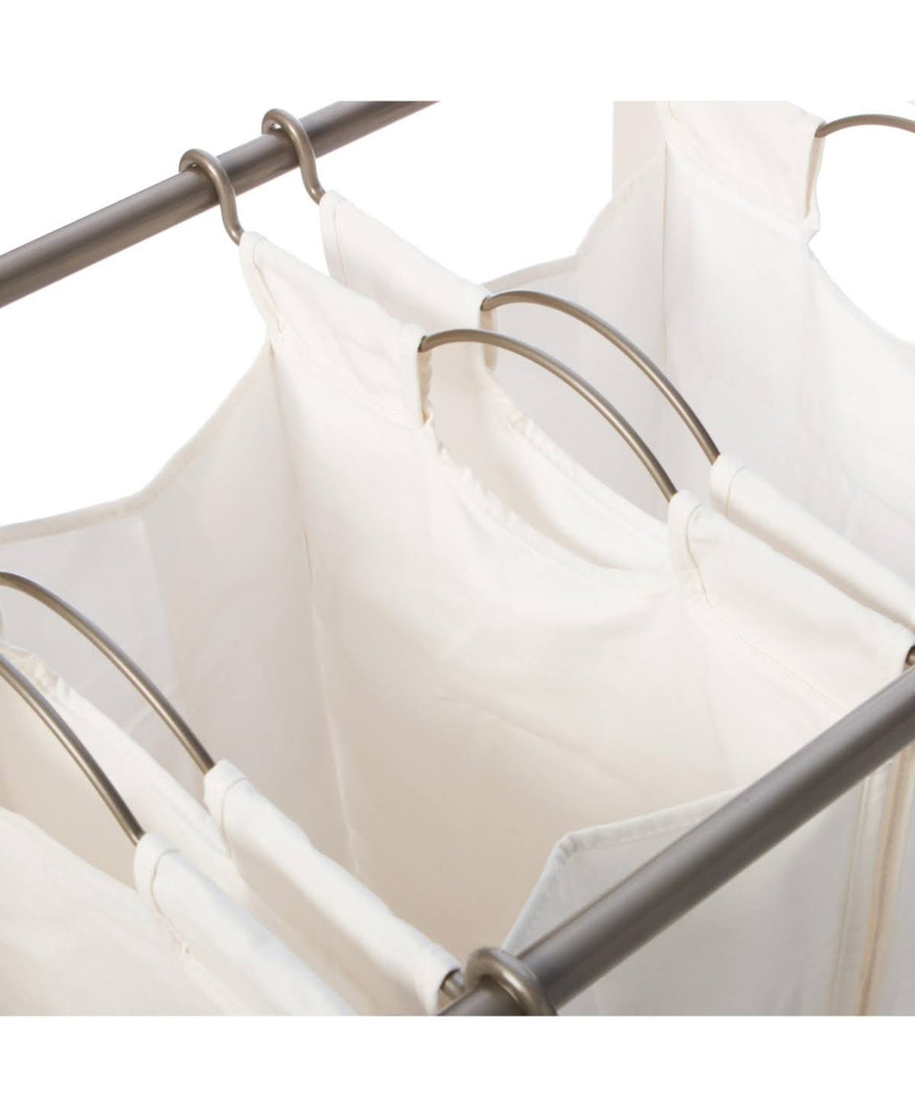 White 3 Bag Laundry Cart M573964