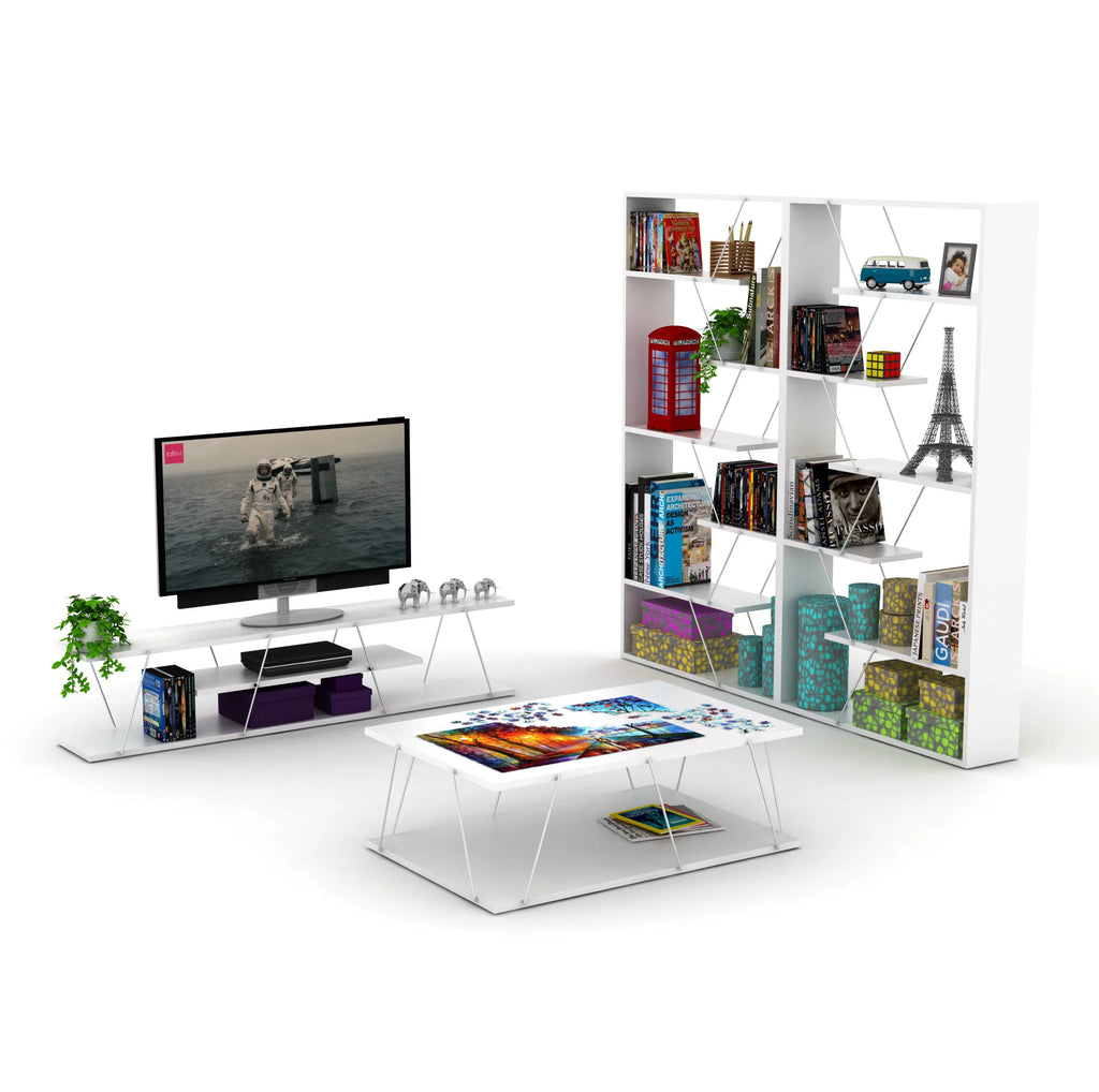 5 Tier Modern Bookshelf A8545