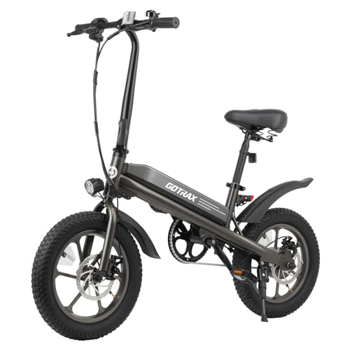 16x3.0 Fat Tire Folding Electric Bike with Removable Battery W64714