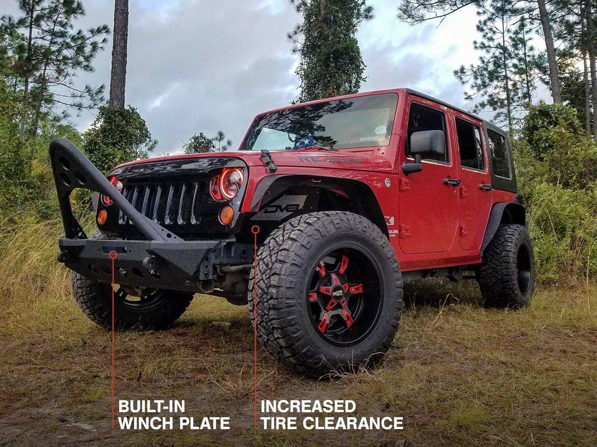 Stubby Winch Front Bumper with Stinger Bar V752215