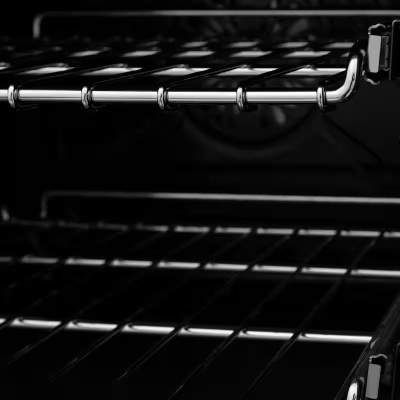 4 Burner Dual Fuel Range in Stainless Steel and Polished Gold N401