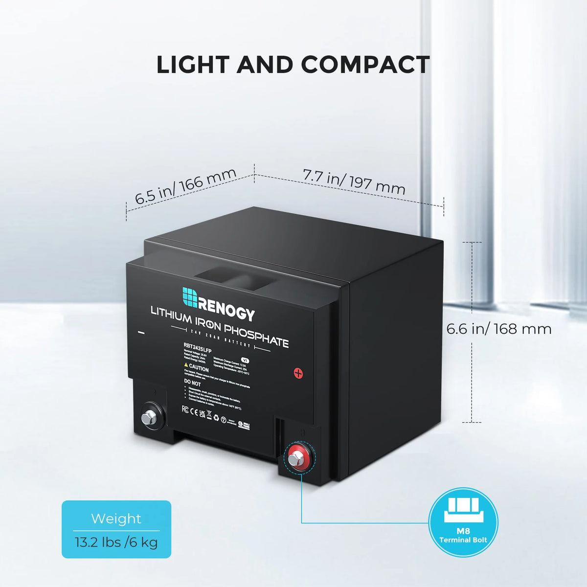 24V 25Ah Lithium Iron Phosphate Battery P954467