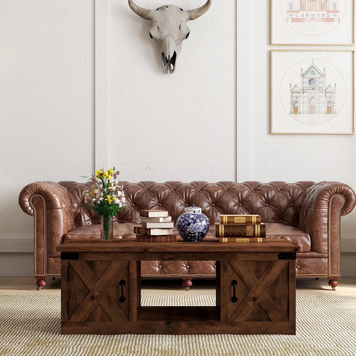 48 inch Coffee Table I748