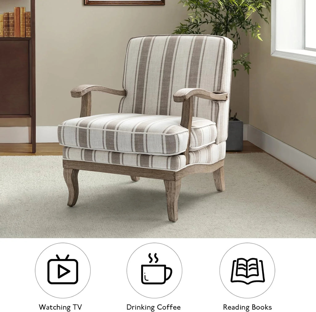 Upholstered Accent Chair Set Of 2 E890