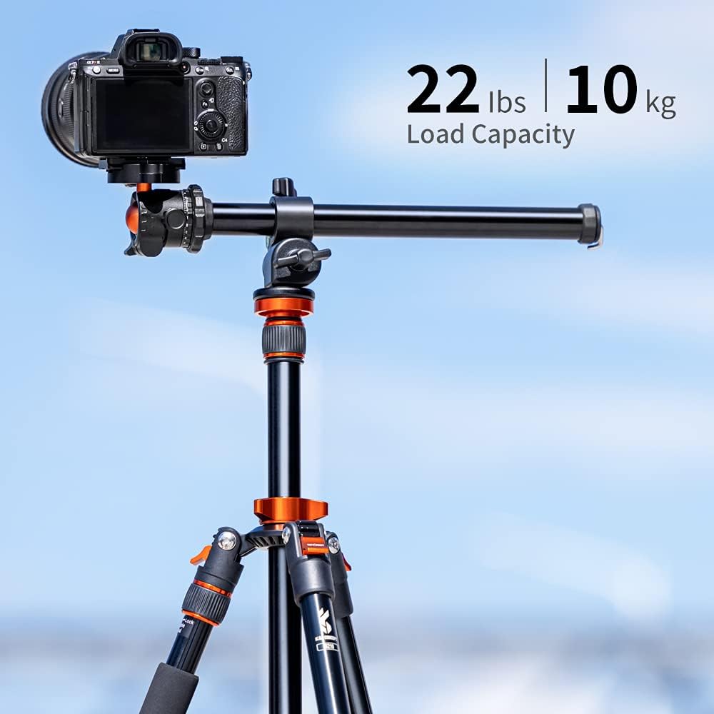 78 inch DSLR Camera Tripod with Magnesium Alloy Center Column Z3168