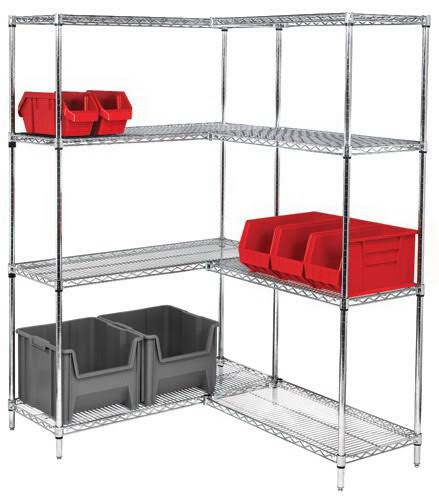 Chrome Wire Shelving Unit K552841