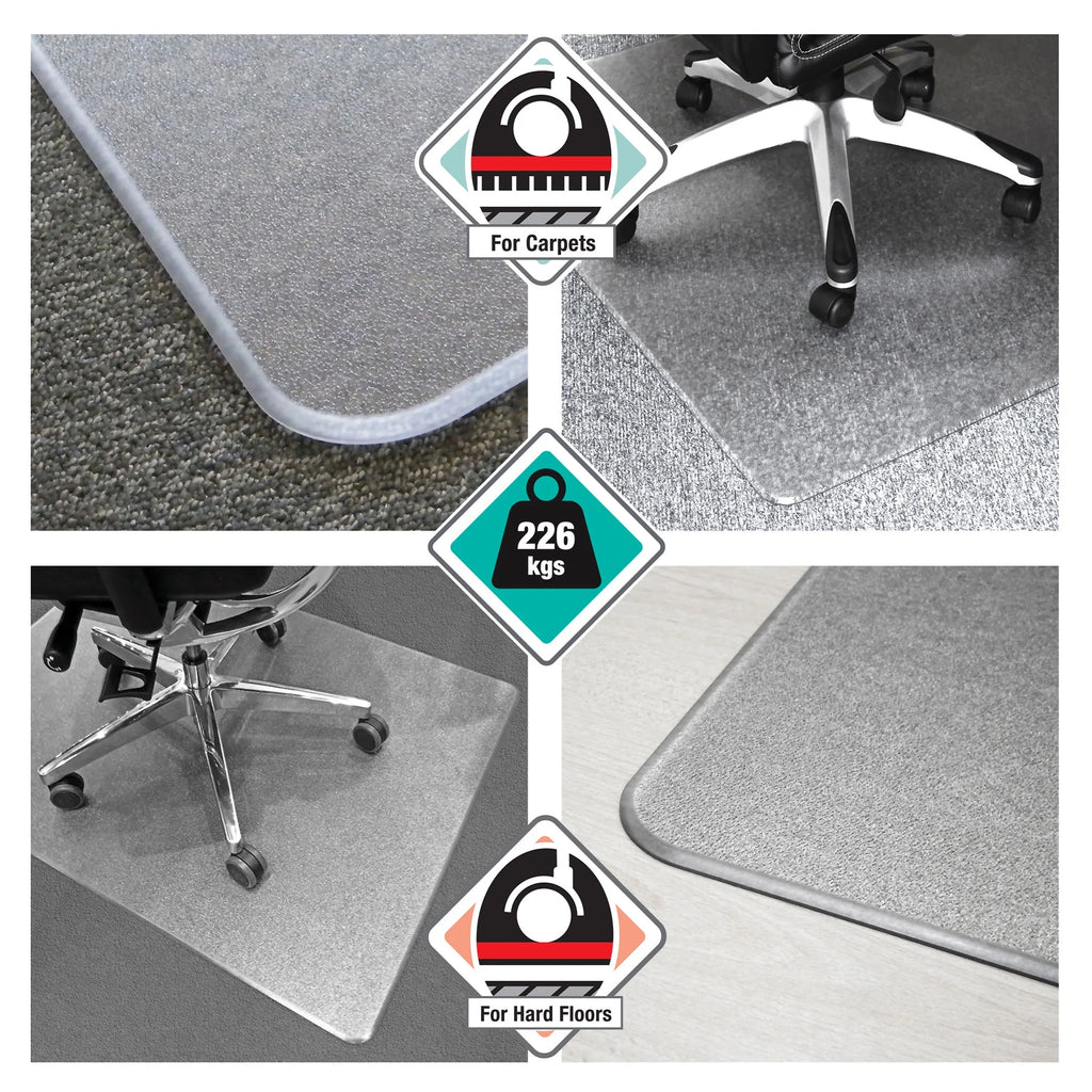Chair Mat for Hard Floors & Carpets - 35" x 47" L54158