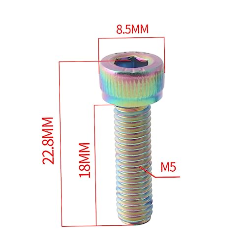 12 Pcs Stainless Steel Stem Screw Bolts B6479