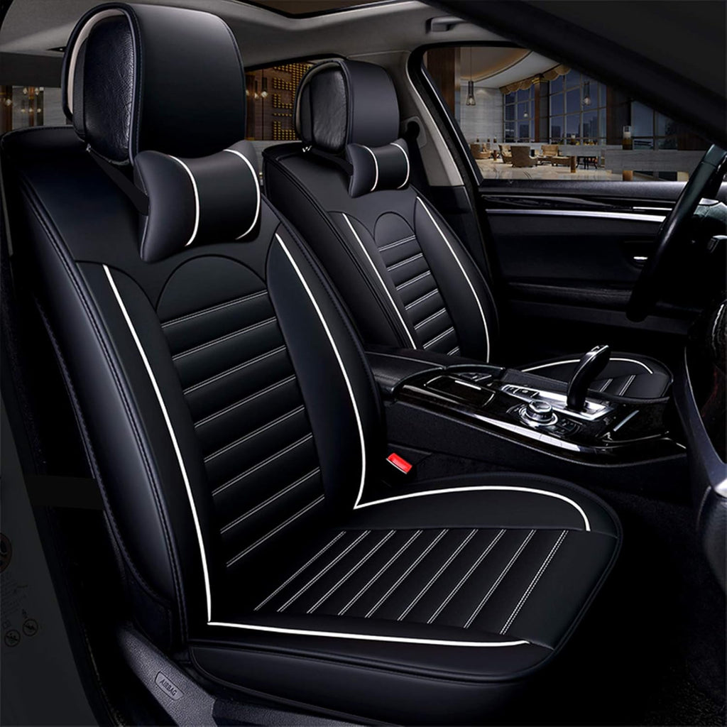Leather Car Seat Covers Full Set Waterproof Universal U664