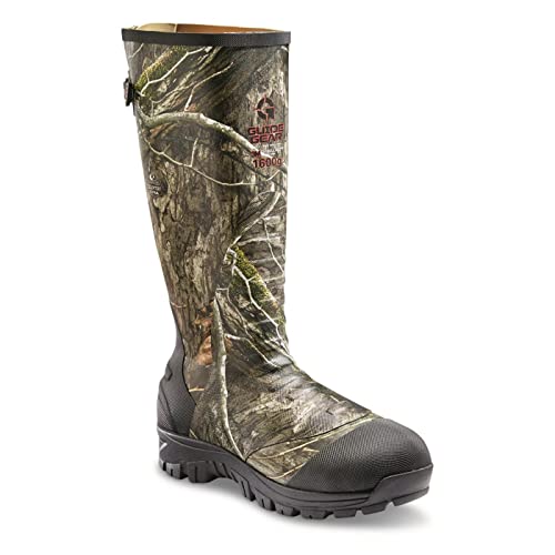 Men's Ankle Fit Camo Hunting Insulated Rubber Boots Waterproof Rain Shoes S1331