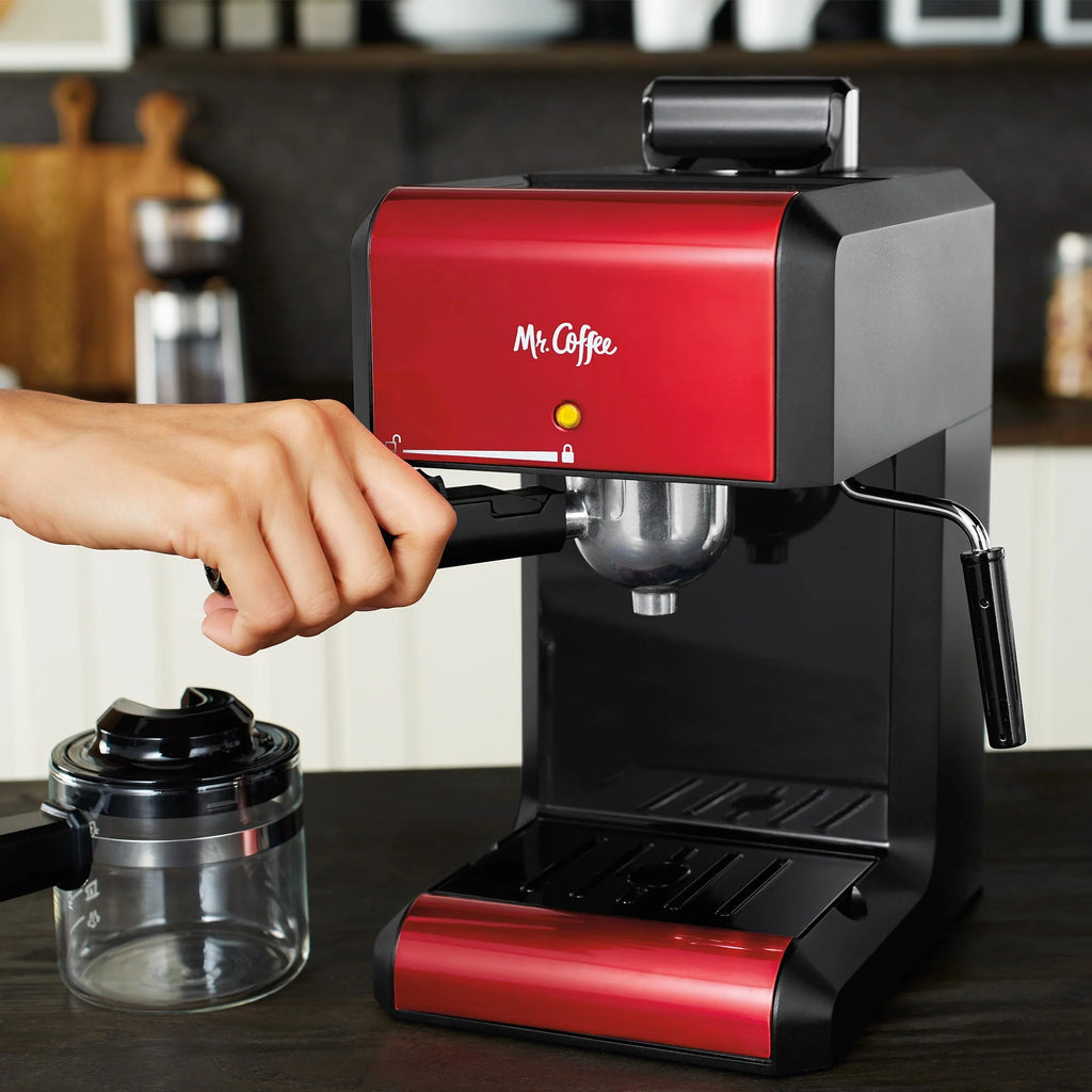 Automatic Espresso and Cappuccino Machine, 20 oz, Silver O253595