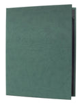 Deep Green Plush Casebound Menu A52642