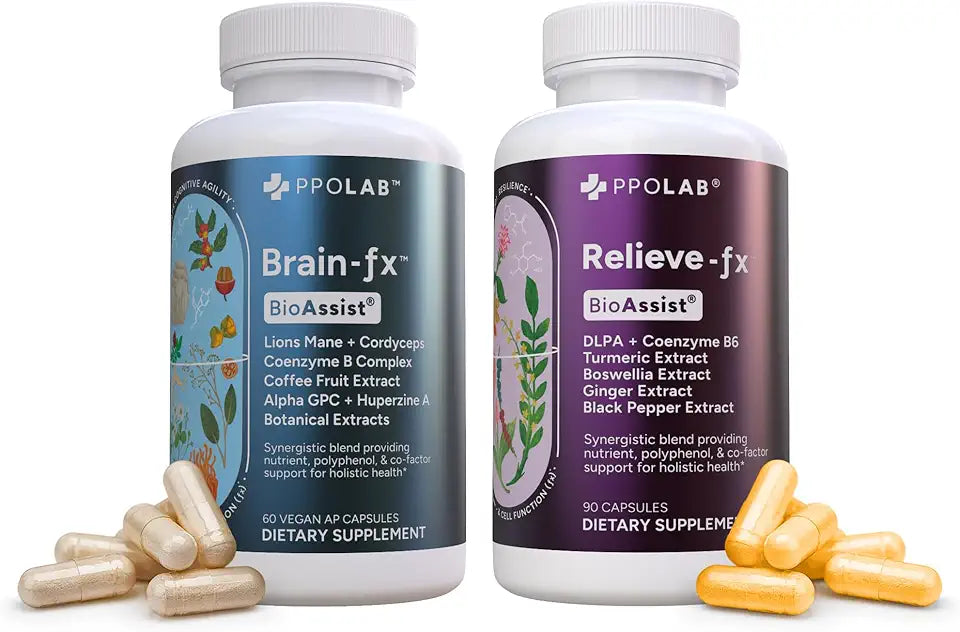 Relief Recovery Joint Detox Nootropic Brain Support Non-GMO Q1214
